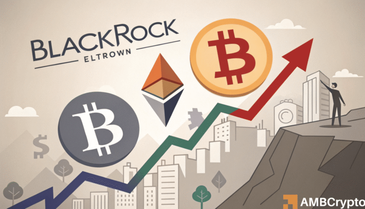 $100M in crypto shifted by BlackRock - Panic move or just some rebalancing?
