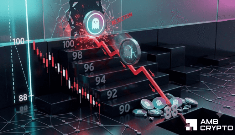 Aave rejects $100 resistance, drops 11% - $88 support decides next move