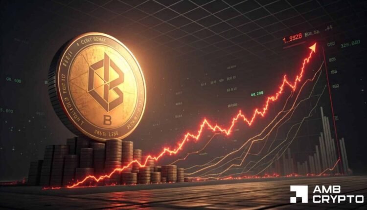 BUILDon targets its 20-day EMA as short liquidations outpace longs
