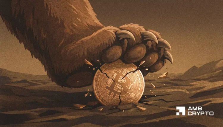 Bitcoin falls to local low of $61.4K as key data signals major bearish turn
